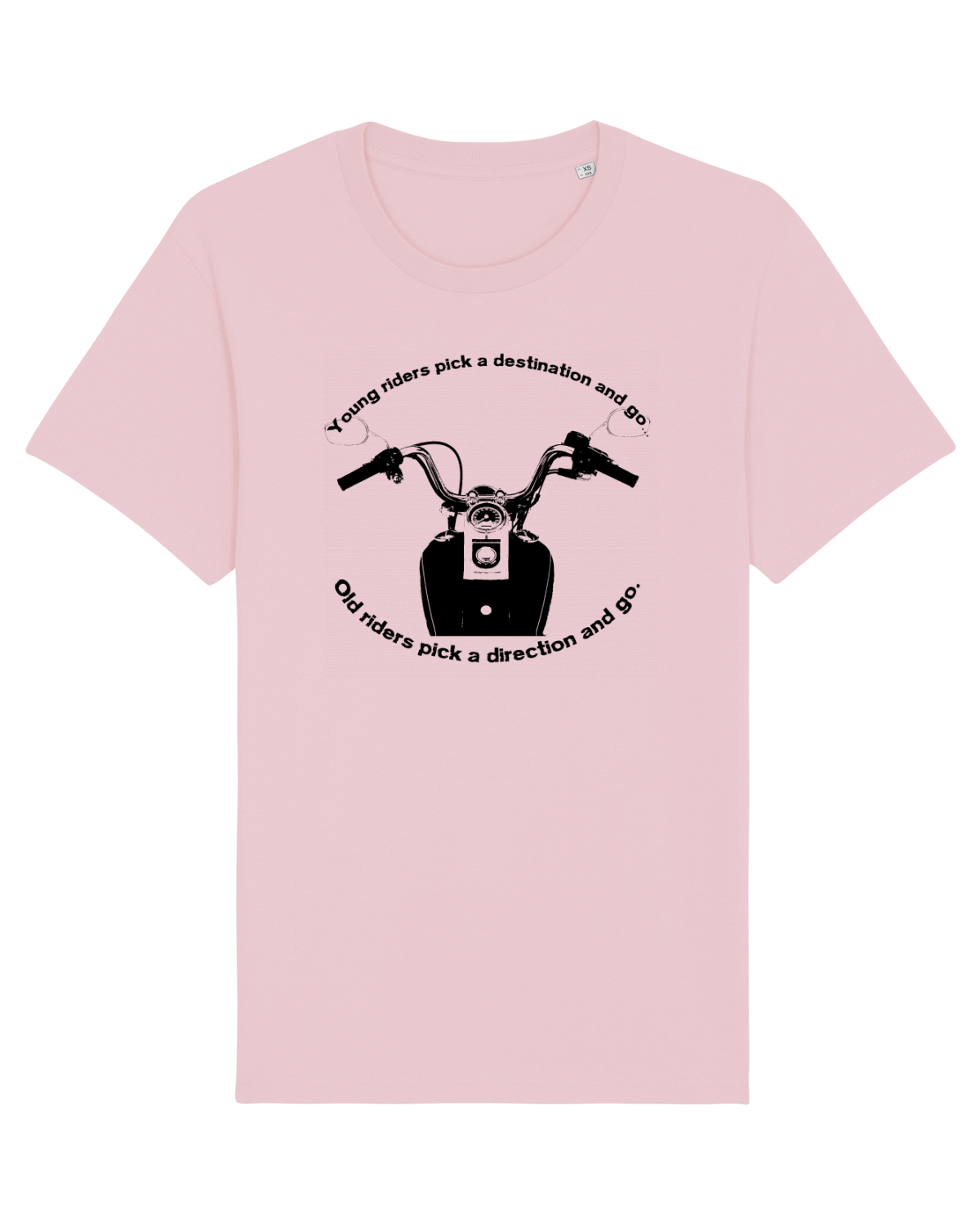 Tricou mânecă scurtă Unisex Rocker Cotton Pink