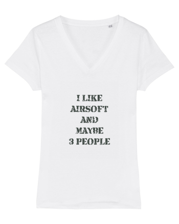 I Like Airsoft Design White