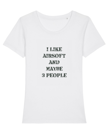 I Like Airsoft Design White