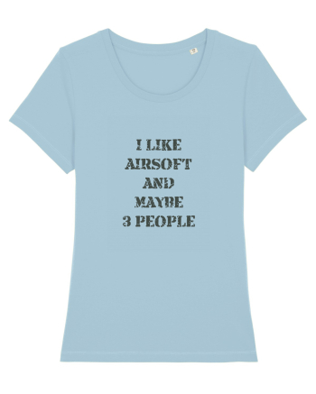 I Like Airsoft Design Sky Blue