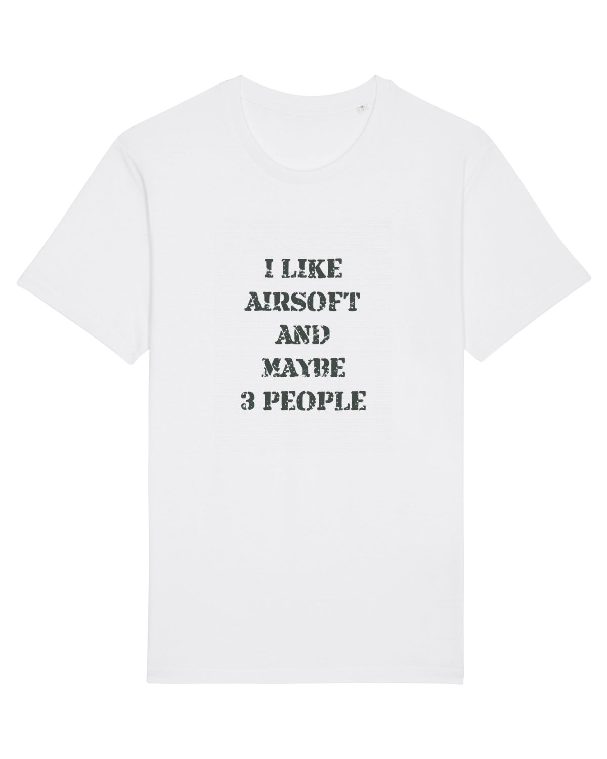 Tricou mânecă scurtă Unisex Rocker White