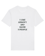 I Like Airsoft Design Tricou mânecă scurtă Unisex Rocker