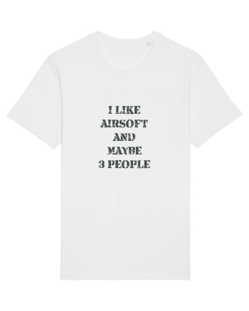 I Like Airsoft Design White