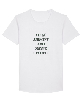 I Like Airsoft Design White
