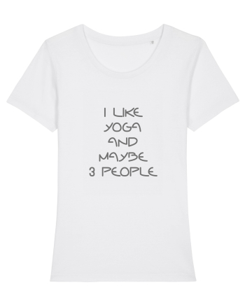 I Like Yoga Design White