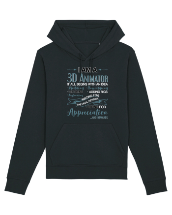3D animator Black