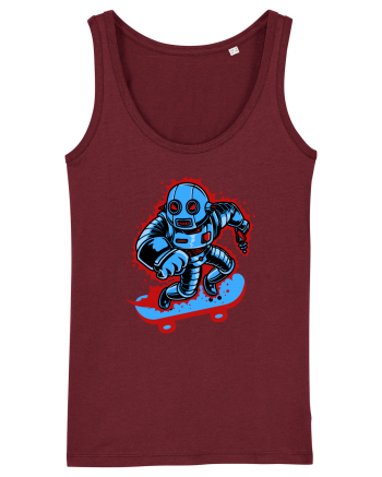Robot Skater Burgundy