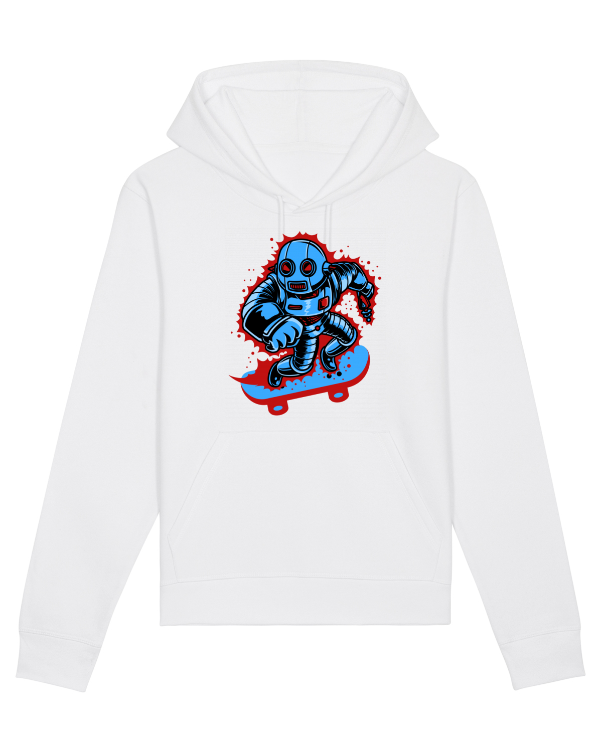 Hanorac Unisex Drummer White