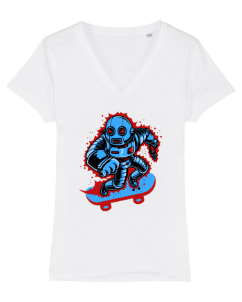 Robot Skater White