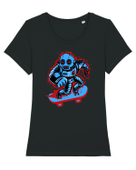 Robot Skater Tricou mânecă scurtă guler larg fitted Damă Expresser