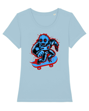 Robot Skater Sky Blue