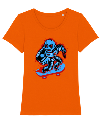 Robot Skater Bright Orange