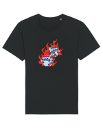 sase sase Tricou mânecă scurtă Unisex Rocker