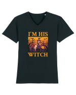 Im his witch Tricou mânecă scurtă guler V Bărbat Presenter
