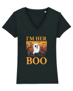 Im her boo Tricou mânecă scurtă guler V Damă Evoker
