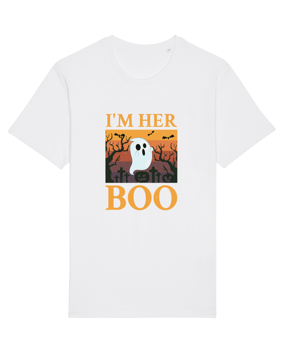 Tricou mânecă scurtă Unisex Rocker White
