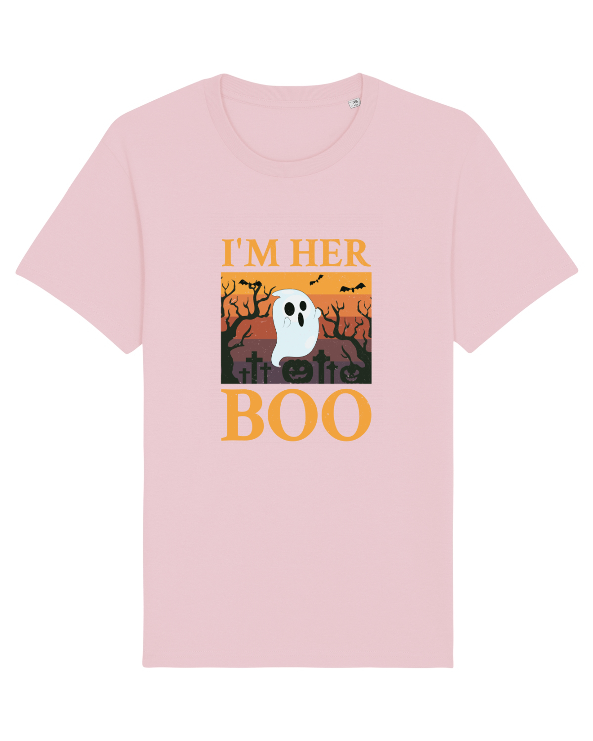 Tricou mânecă scurtă Unisex Rocker Cotton Pink