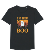 Im her boo Tricou mânecă scurtă guler larg Bărbat Skater