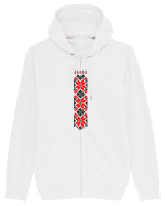 Romanian traditional motifs Hanorac cu fermoar Unisex Connector