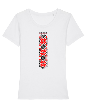 Romanian traditional motifs White