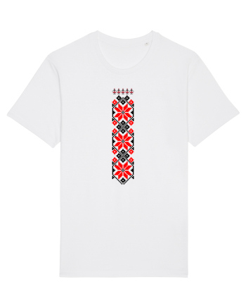 Romanian traditional motifs White