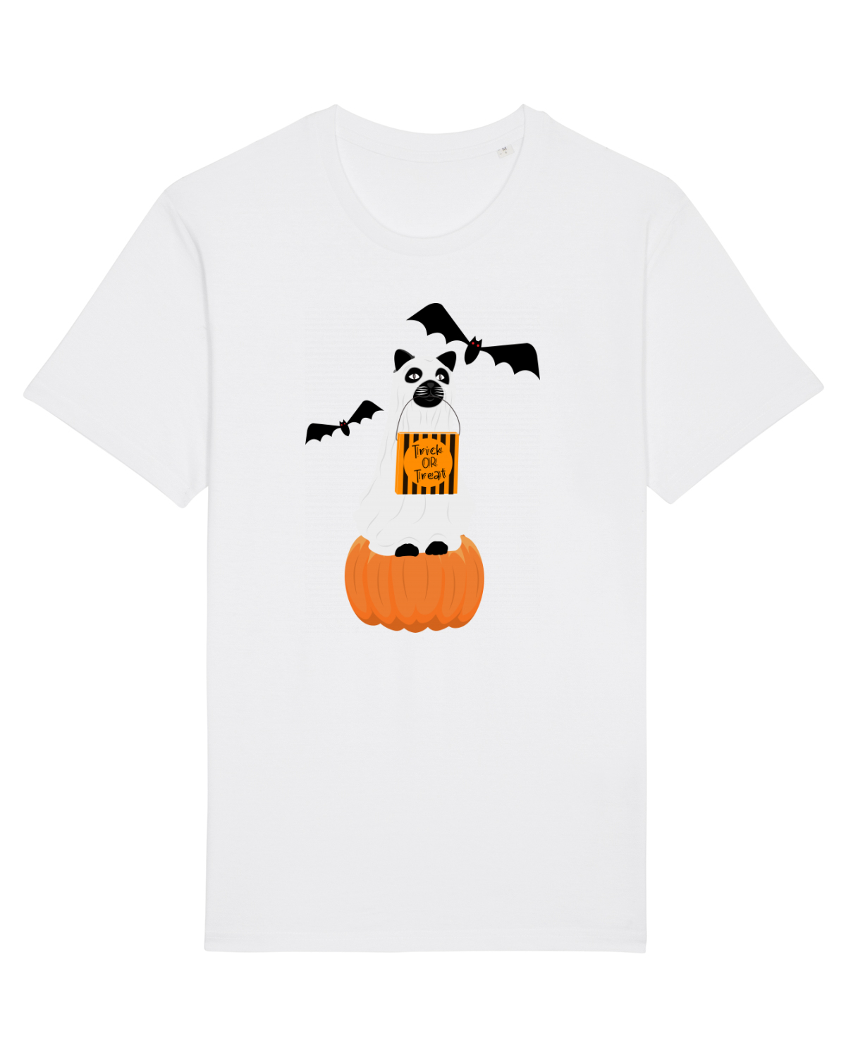Tricou mânecă scurtă Unisex Rocker White
