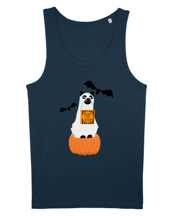 Halloween Carved Pumpkin Cat Navy