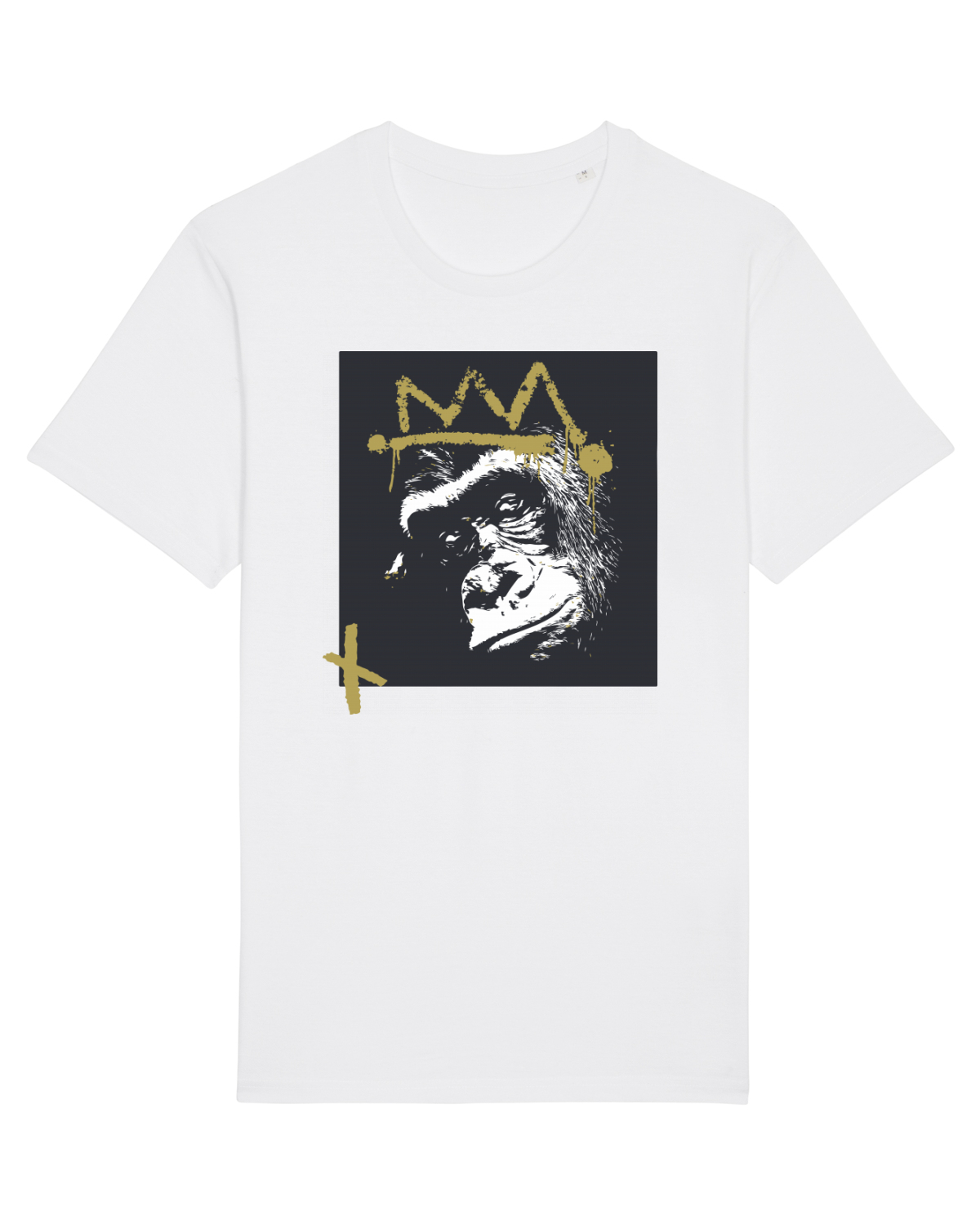 Tricou mânecă scurtă Unisex Rocker White