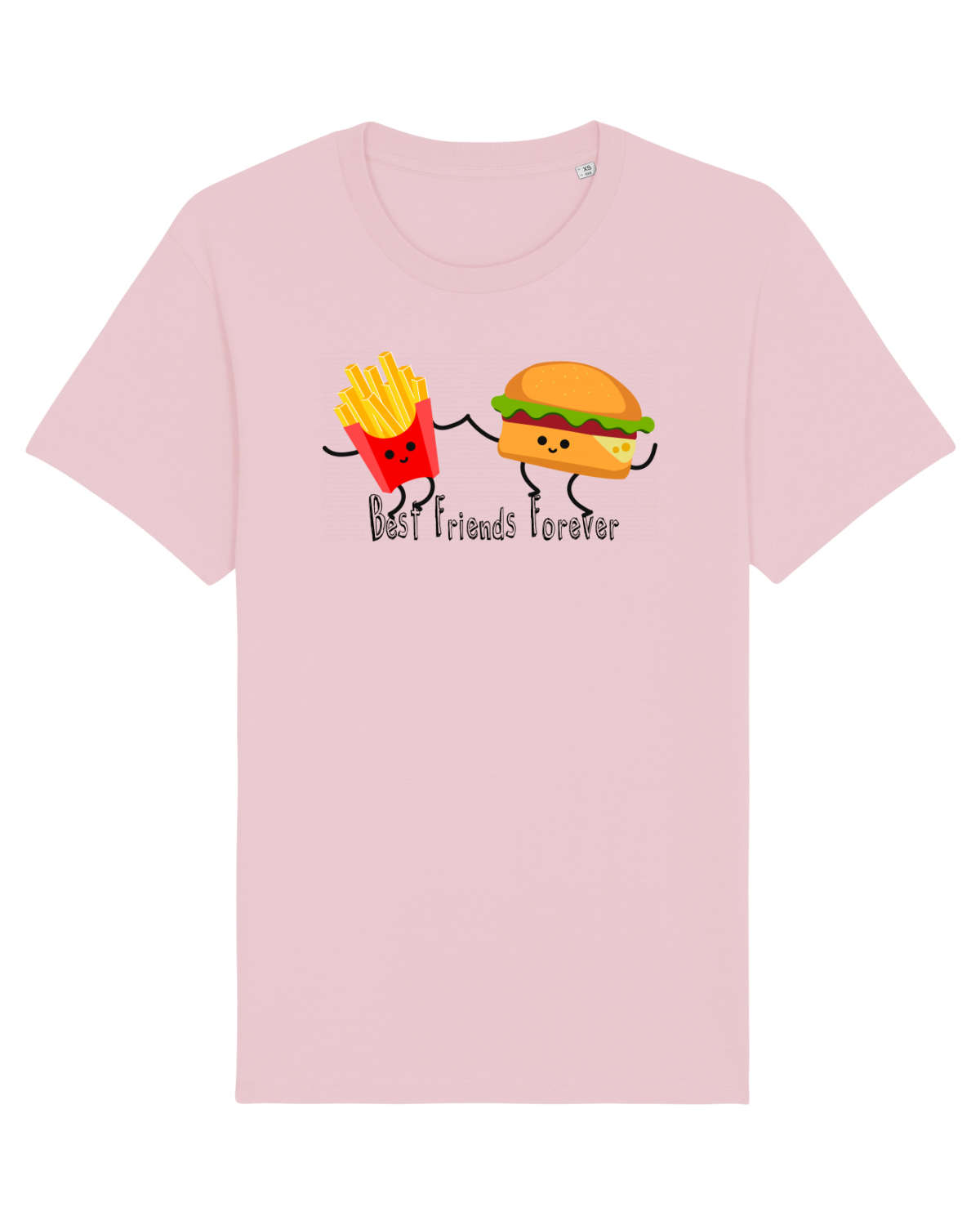 Tricou mânecă scurtă Unisex Rocker Cotton Pink