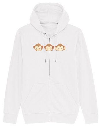 Monkey Emoji White