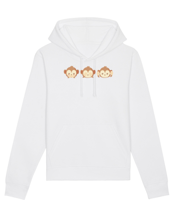 Monkey Emoji White
