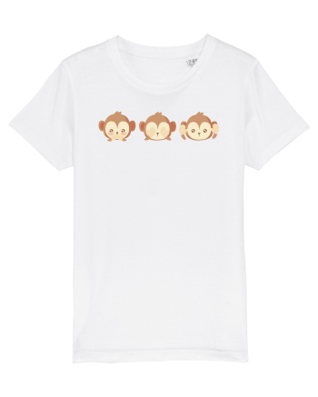 Monkey Emoji White