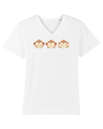 Monkey Emoji White