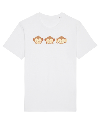 Monkey Emoji White