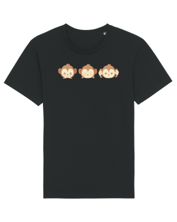 Monkey Emoji Black