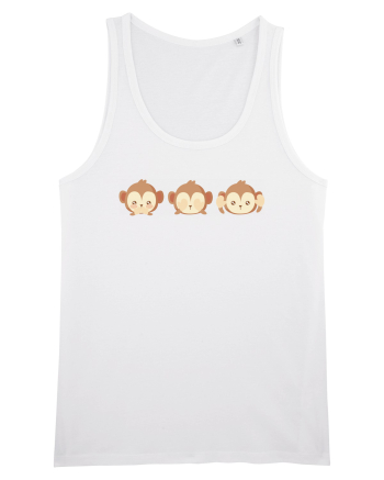 Monkey Emoji White