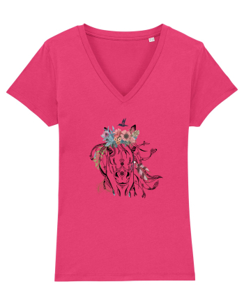 Cal Floral Raspberry