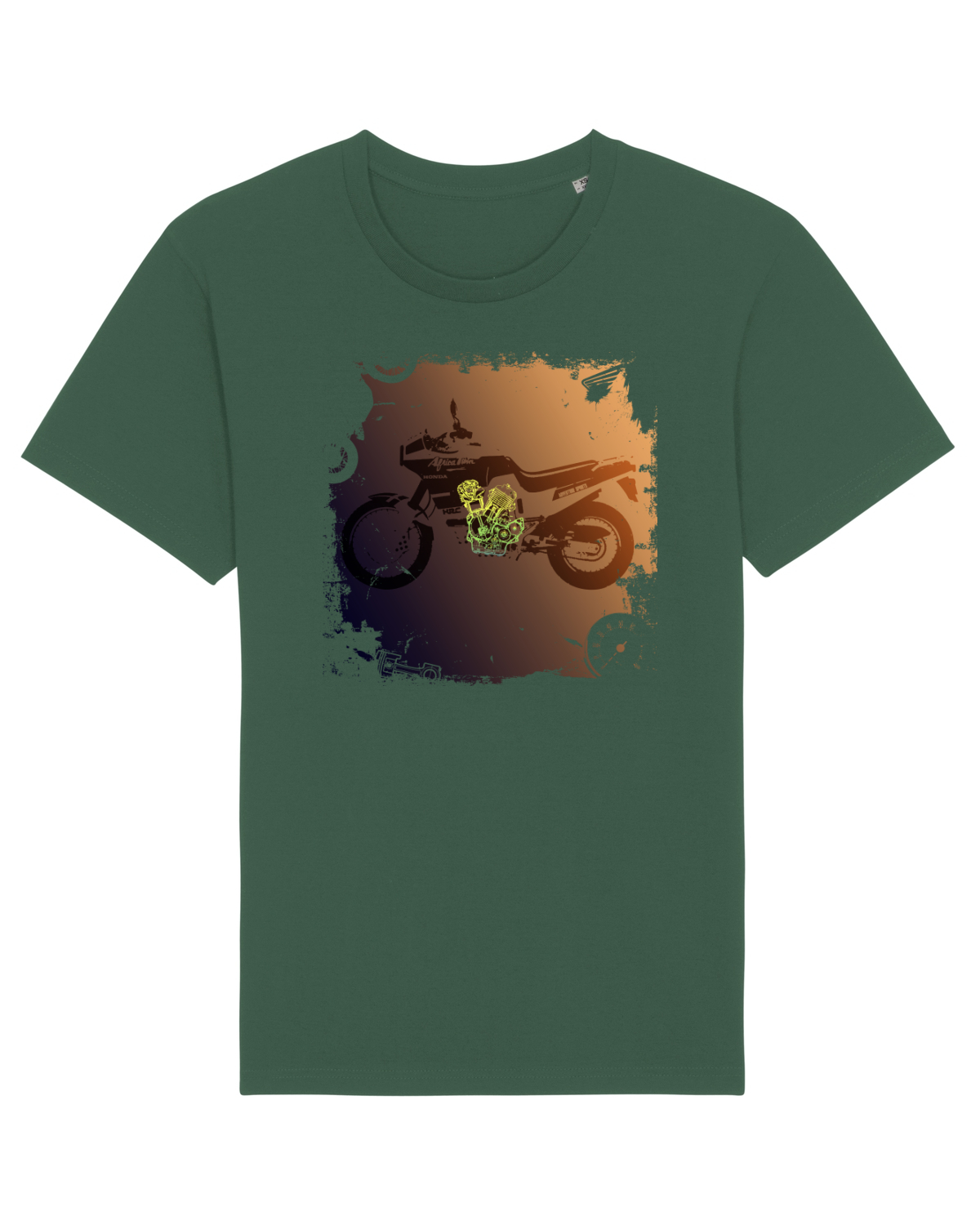 Tricou mânecă scurtă Unisex Rocker Bottle Green