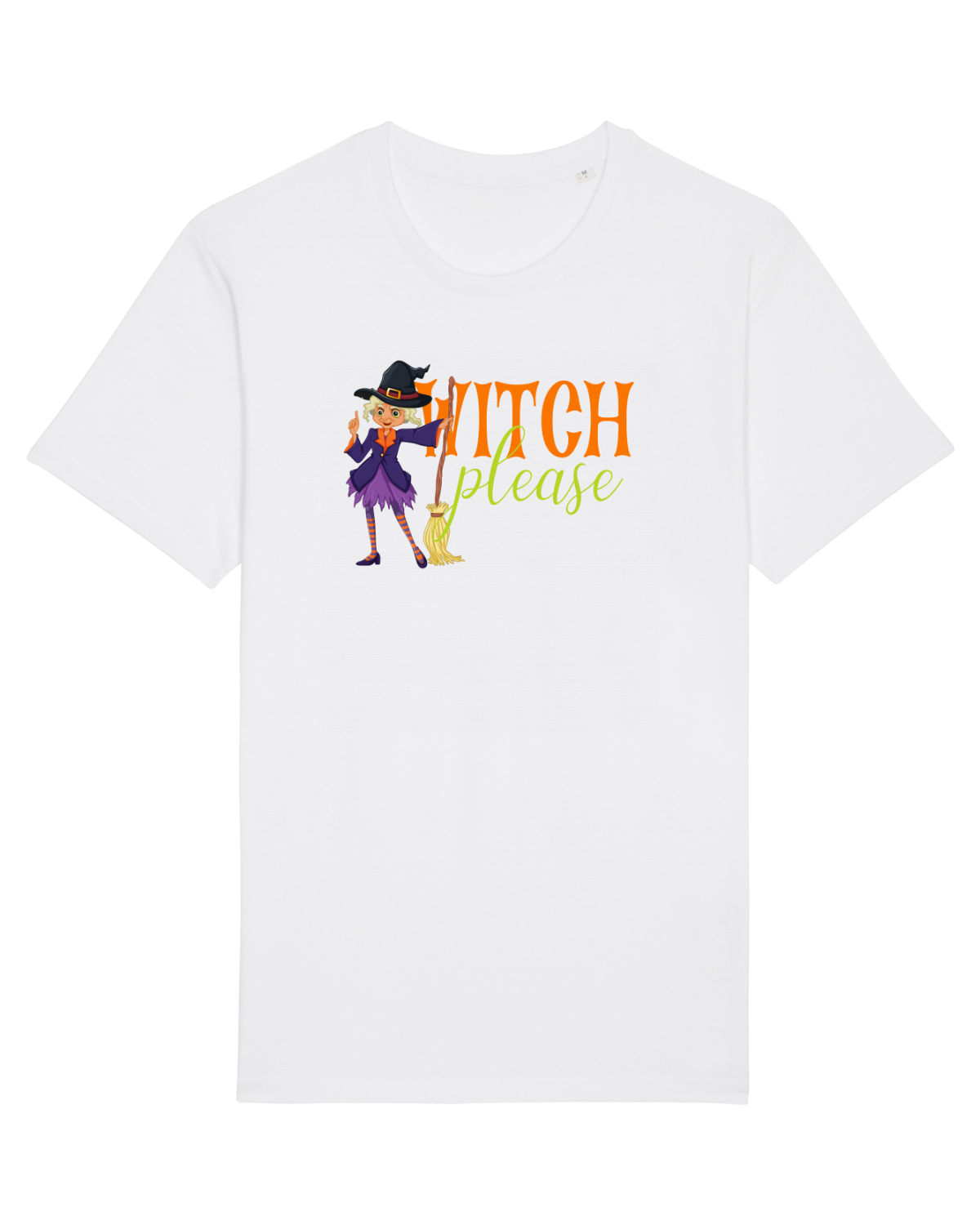 Tricou mânecă scurtă Unisex Rocker White