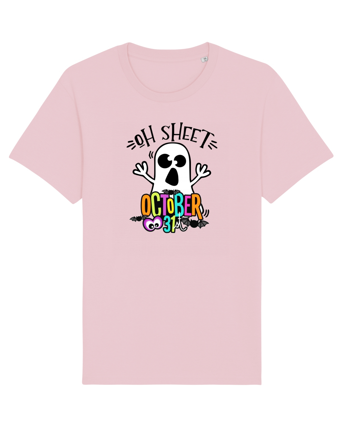 Tricou mânecă scurtă Unisex Rocker Cotton Pink
