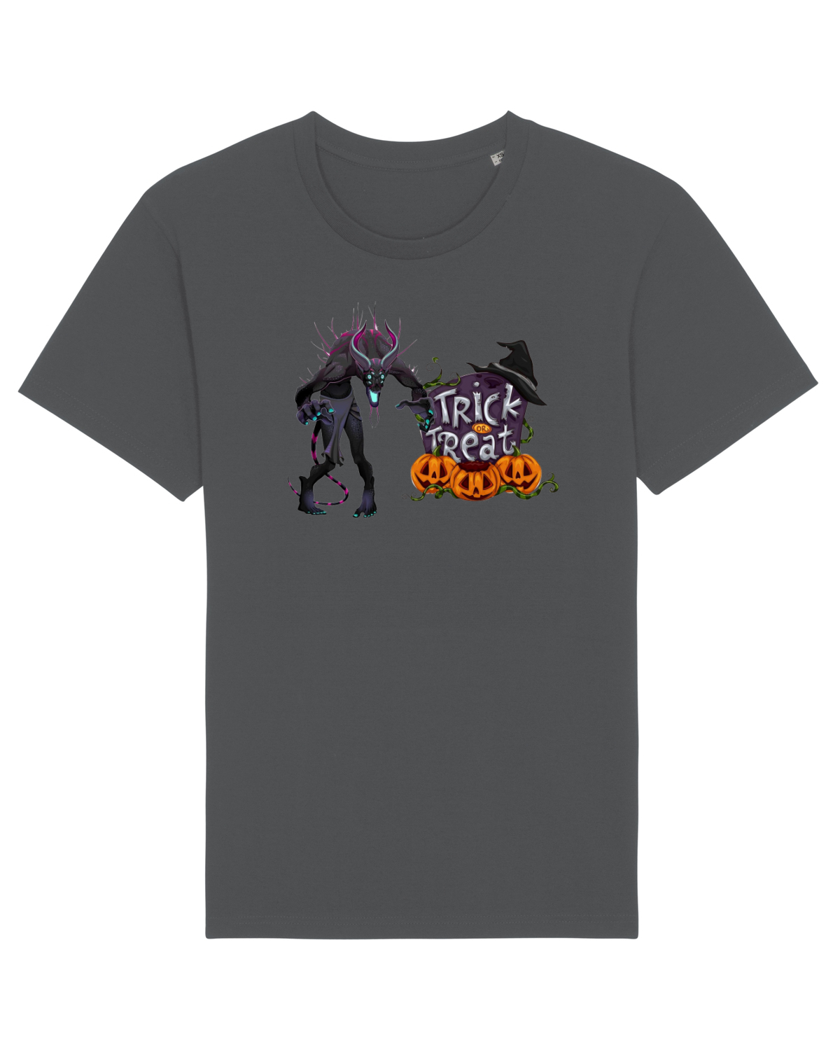 Tricou mânecă scurtă Unisex Rocker Anthracite