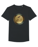 Goldwing Badge Tricou mânecă scurtă guler larg Bărbat Skater