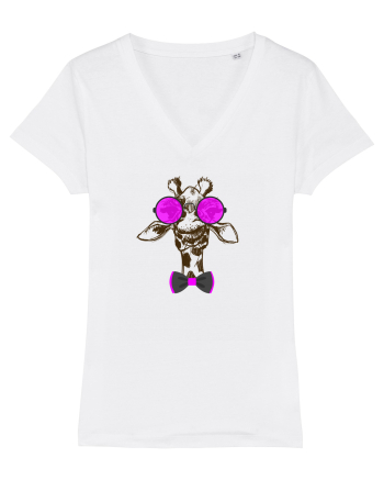 hipster giraffe White