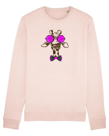 hipster giraffe Candy Pink