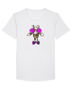 hipster giraffe Tricou mânecă scurtă guler larg Bărbat Skater