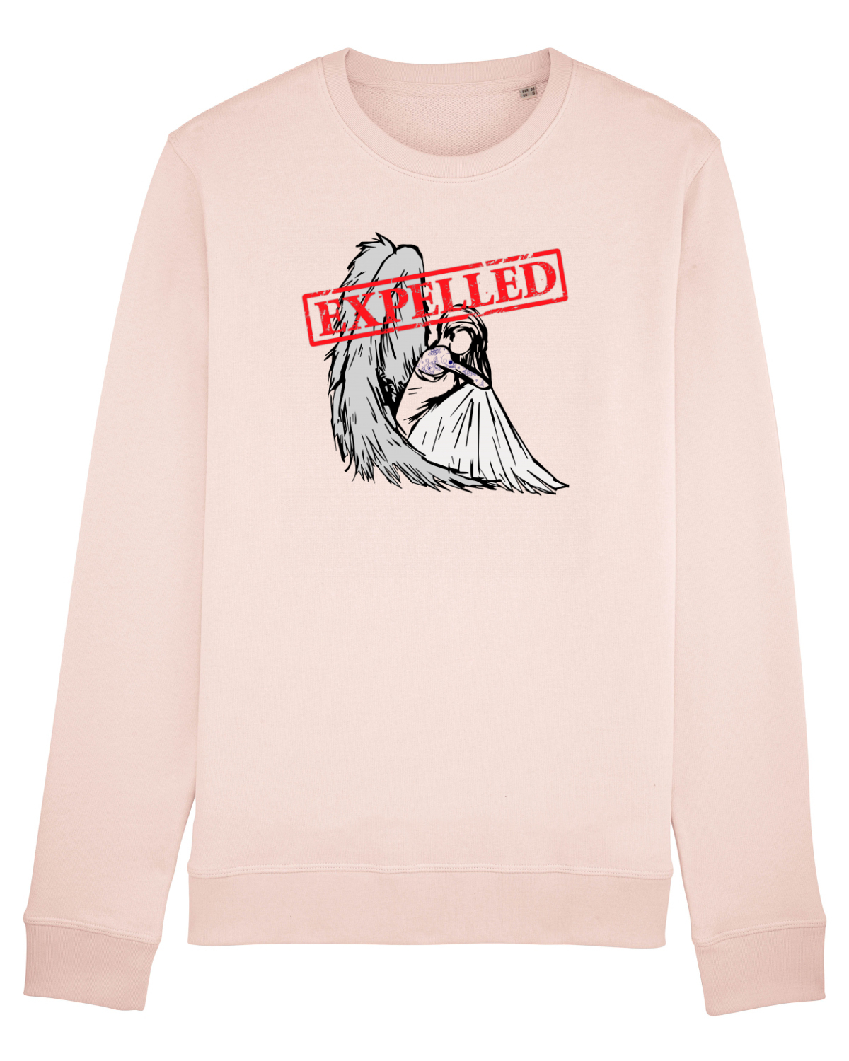 Bluză mânecă lungă Unisex Rise Candy Pink