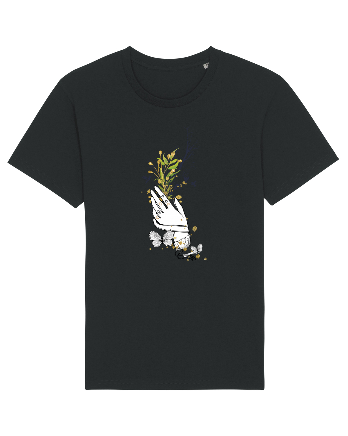 Tricou mânecă scurtă Unisex Rocker Black