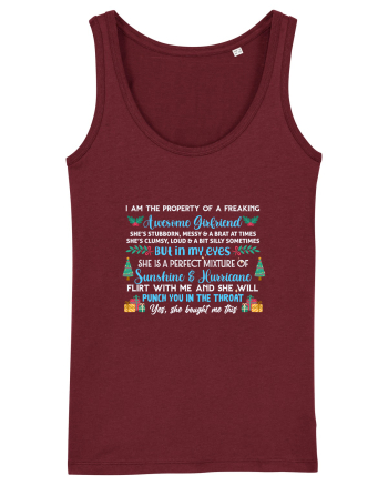 Awesome Xmas Girlfriend Burgundy