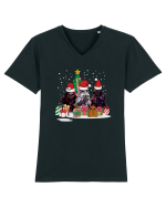 Star Wars Xmas Tricou mânecă scurtă guler V Bărbat Presenter
