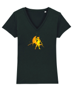moonsailor Tricou mânecă scurtă guler V Damă Evoker